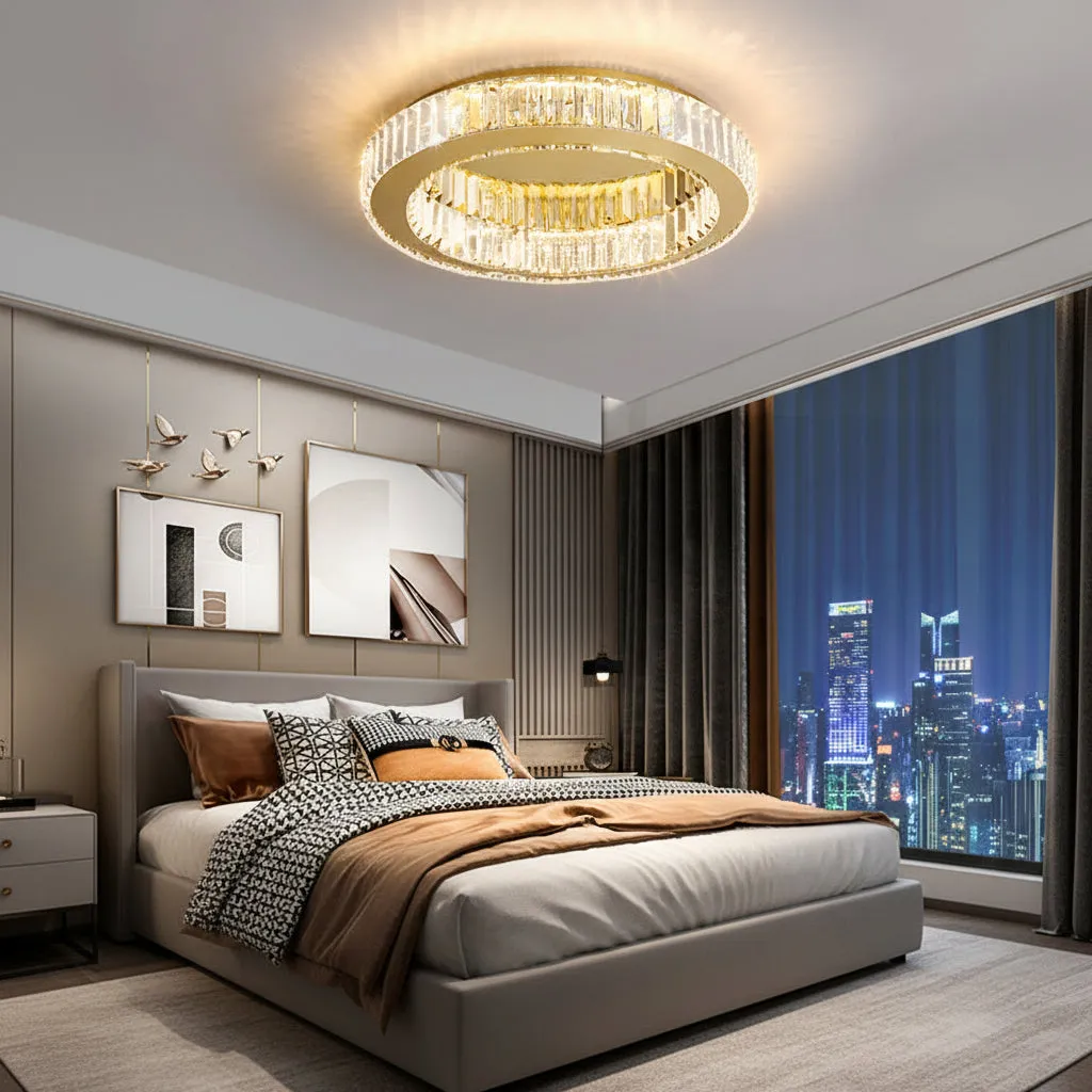 Alessandro Design Vertus 18W lustra LED aurie 30 cm