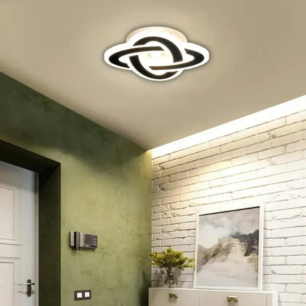 Alessandro Design Crinella 44W lustra LED neagra 23cm 3520lm