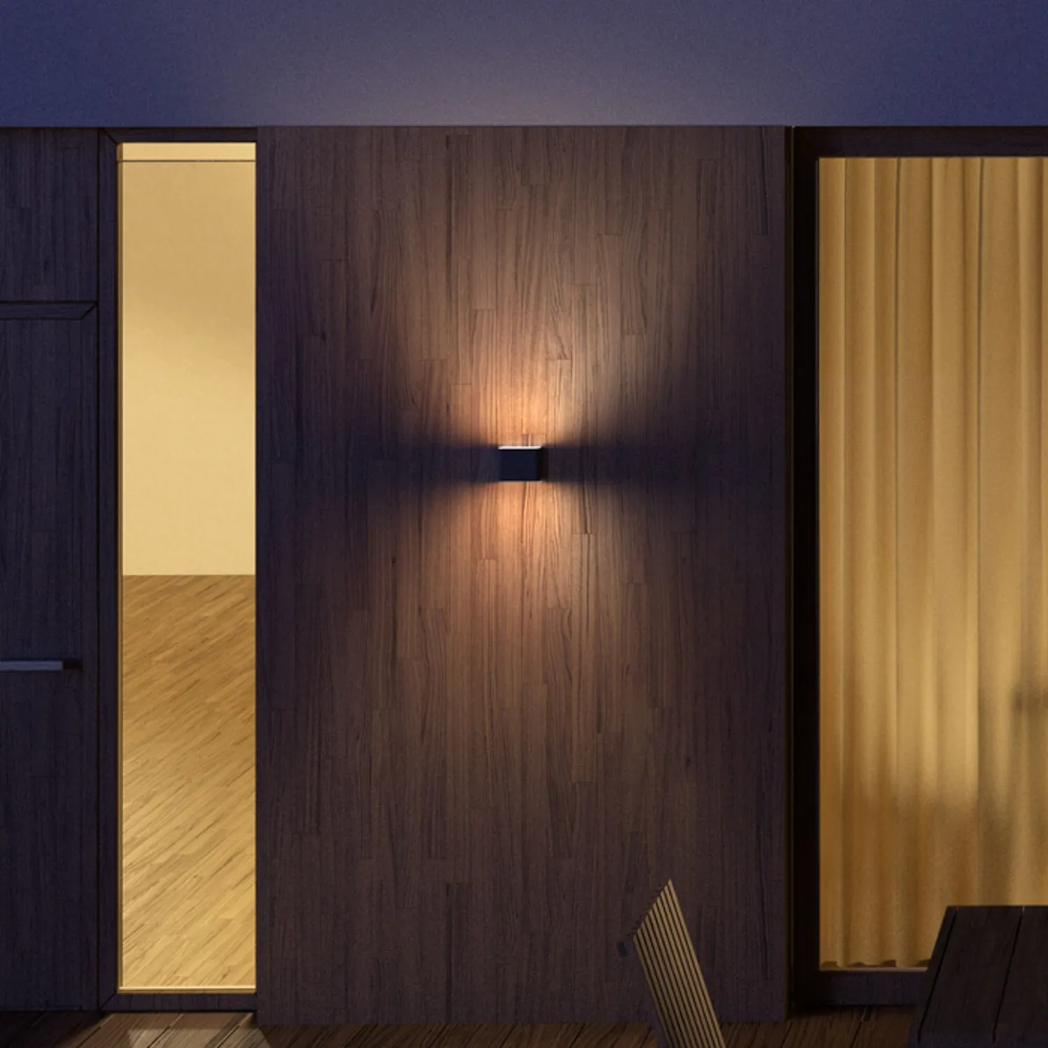 Rendl Choix 114 aplica exterior antracit up-down
