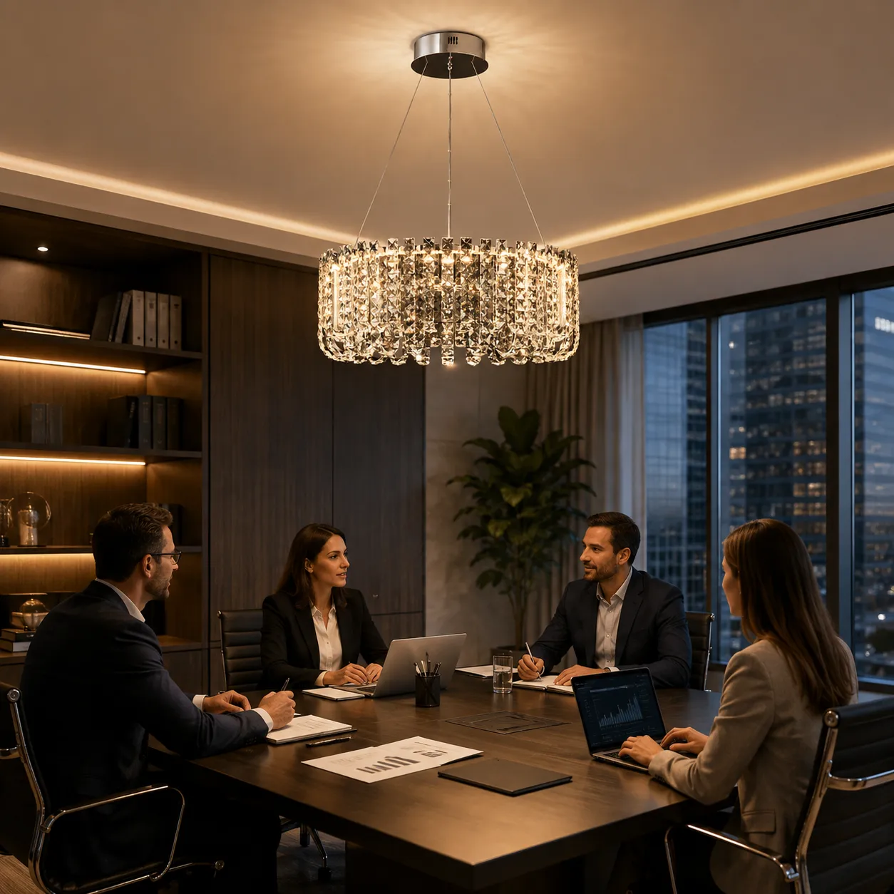 Alessandro Design Turkmenabat candelabru LED 27W Ø48cm 3 culori