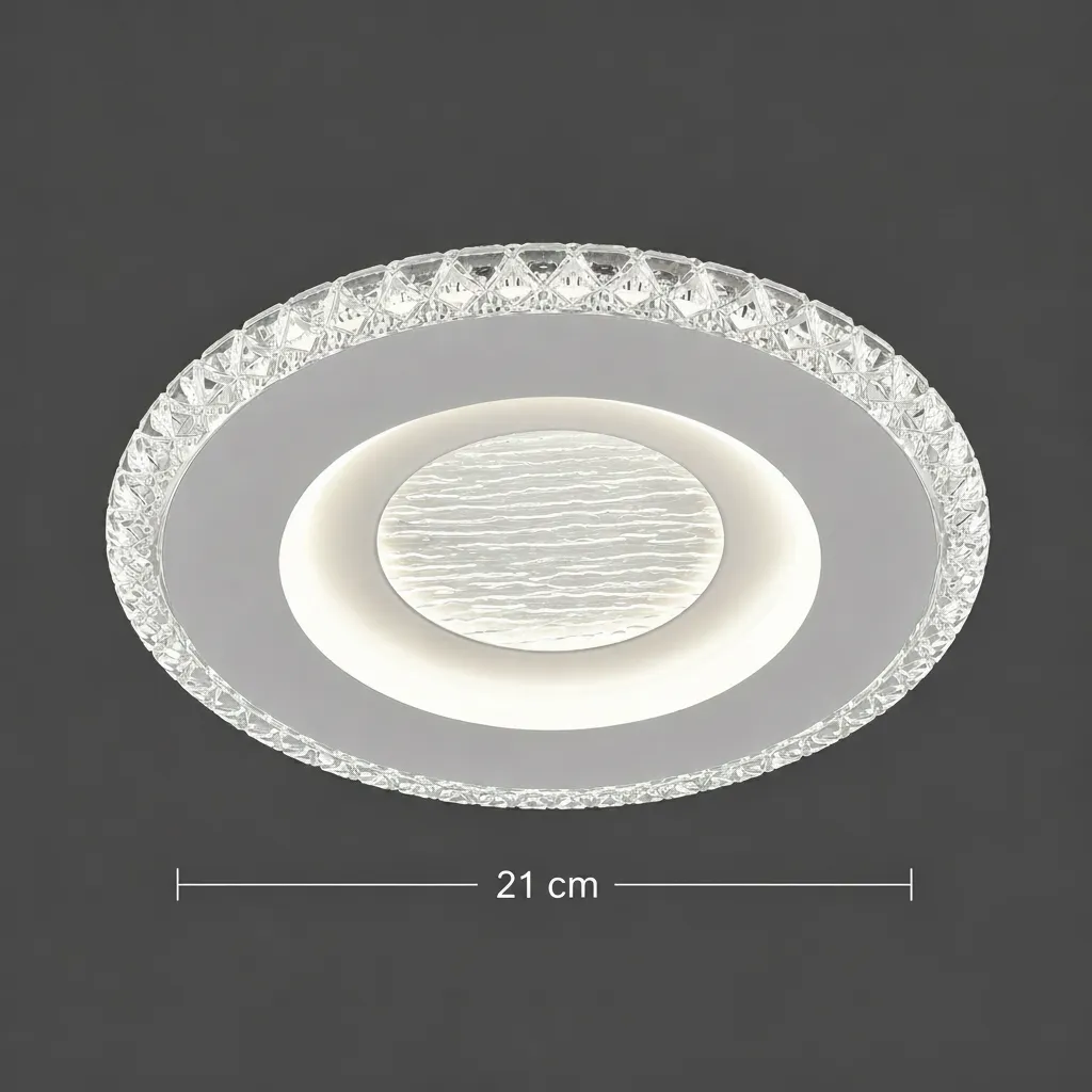 Alessandro Design Celun lustra LED 33W alba 21cm