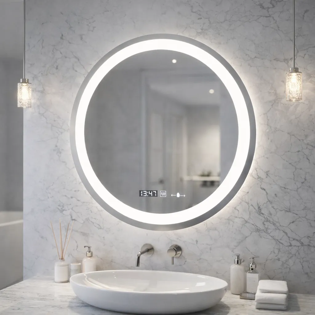 Alessandro Design Celeste MotionGlow Marcello oglinda LED 70 cm cu dezaburire