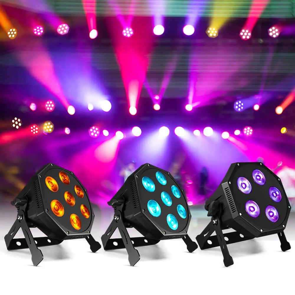 GlamoPar 05A 5x12W par LED 6in1 scena