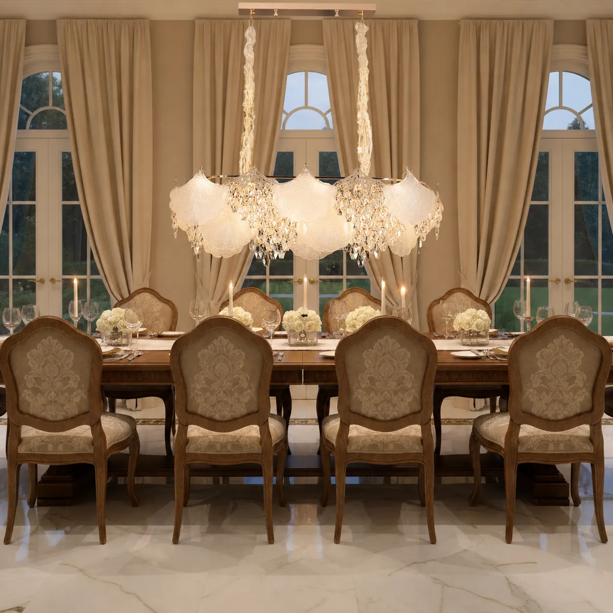 Alessandro Design Luxe Supremo candelabru cristal 11xE14 auriu