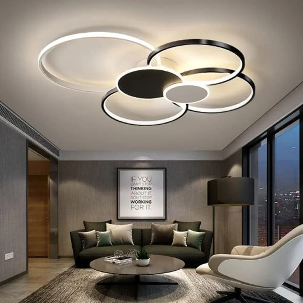 Alessandro Design Killian lustră LED 110W 6 cercuri