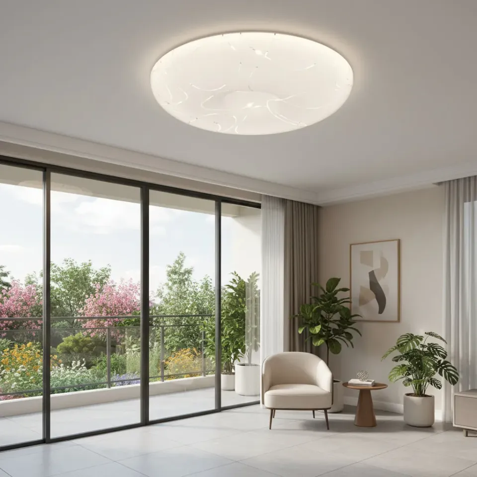 Alessandro Design plafoniera LED rotunda alba 23cm 22W