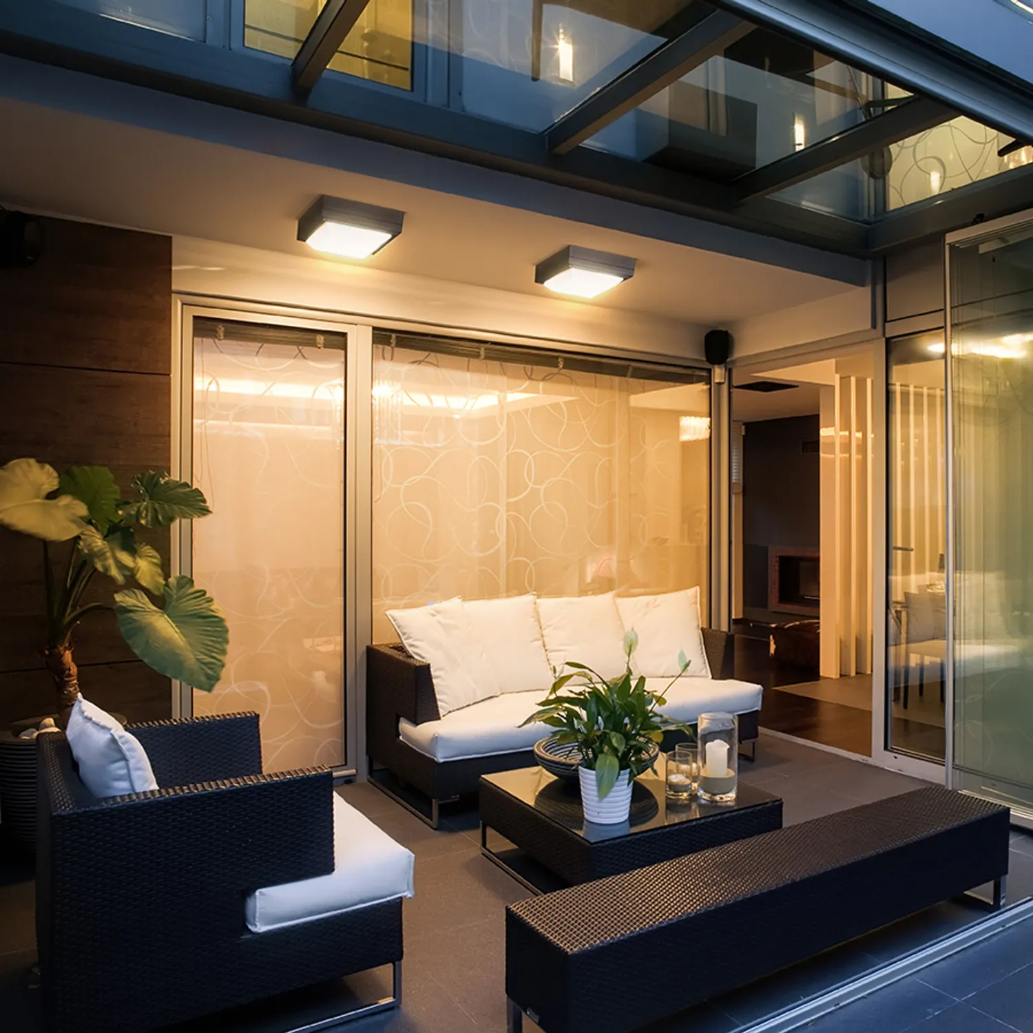 Rendl Delta 215 aplica exterior antracit E27