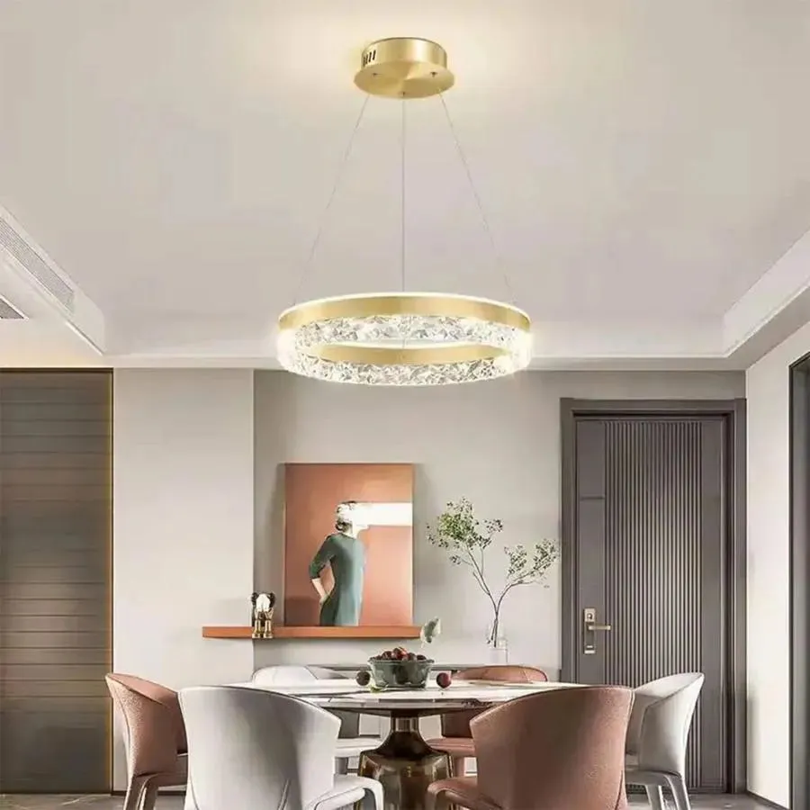 Alessandro Design Brinda 124W lustra LED aurie dimabila