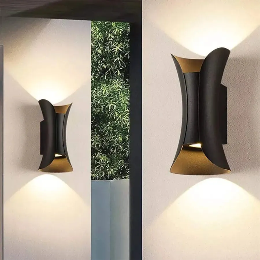 Alessandro Design Heba aplica LED exterior neagra 10W IP65