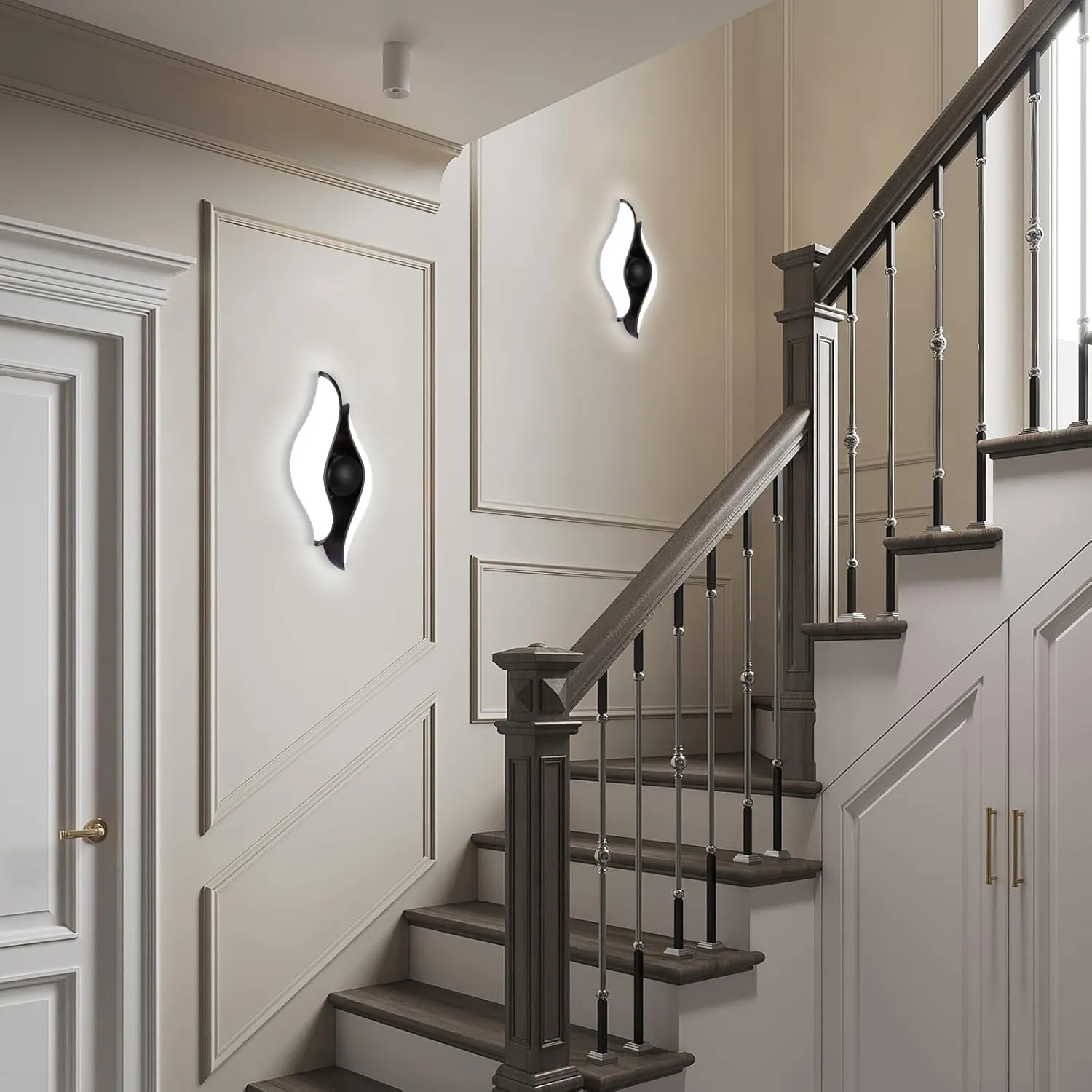 Alessandro Design AX215 aplica LED perete neagra 12W calda
