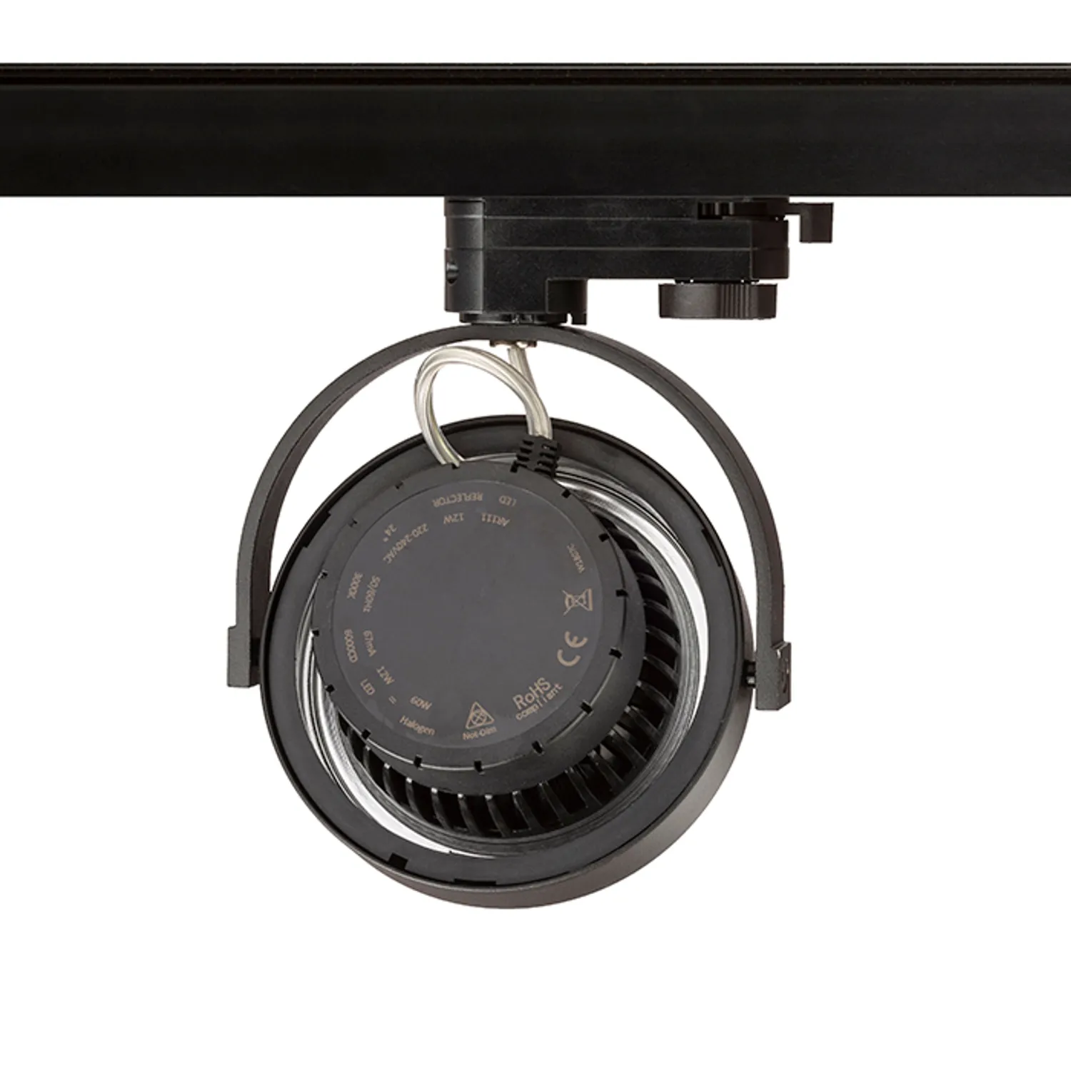 Rendl Kelly spot șină 3 faze LED negru