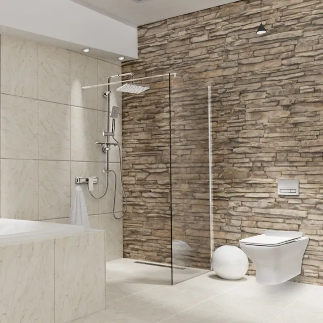 Alessandro Design paravan dus walk-in 100x195cm sticla 8mm