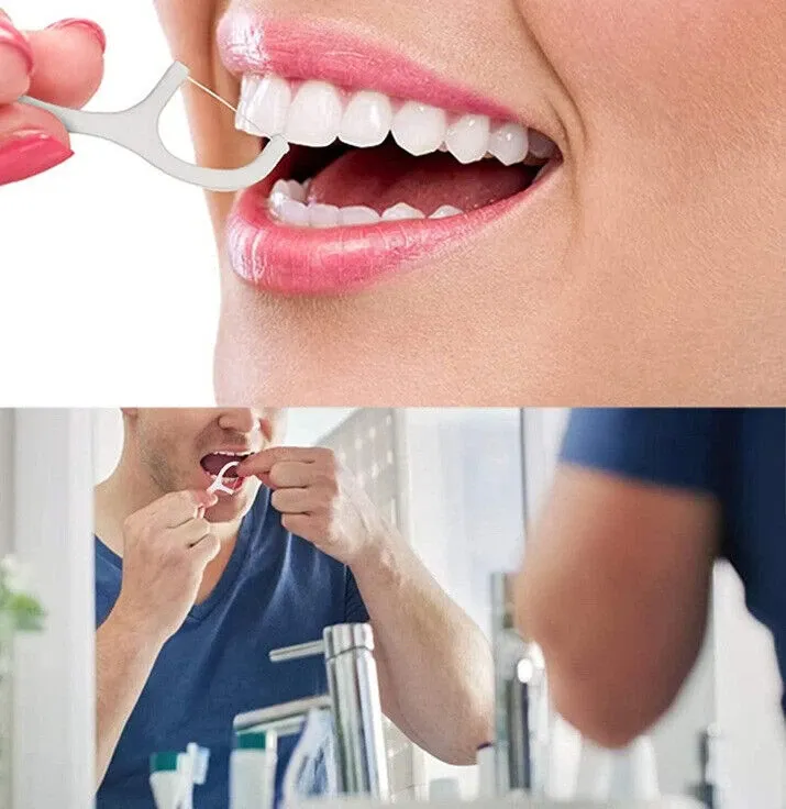 Alessandro Design set 100 scobitori cu ață dentară