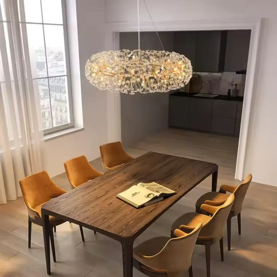Alessandro Design KHUJAND candelabru cristal auriu 12xG9