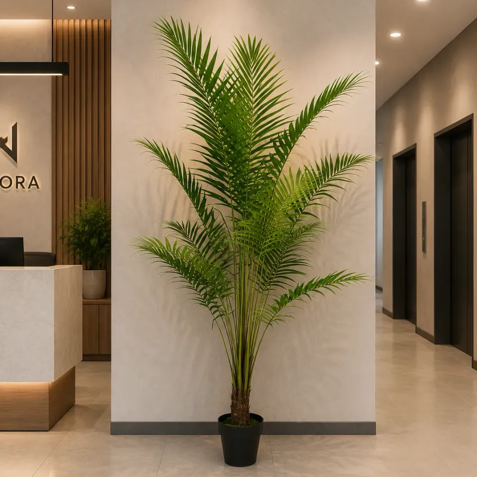 Alessandro Design Kentia planta artificiala 200cm verde 15 frunze