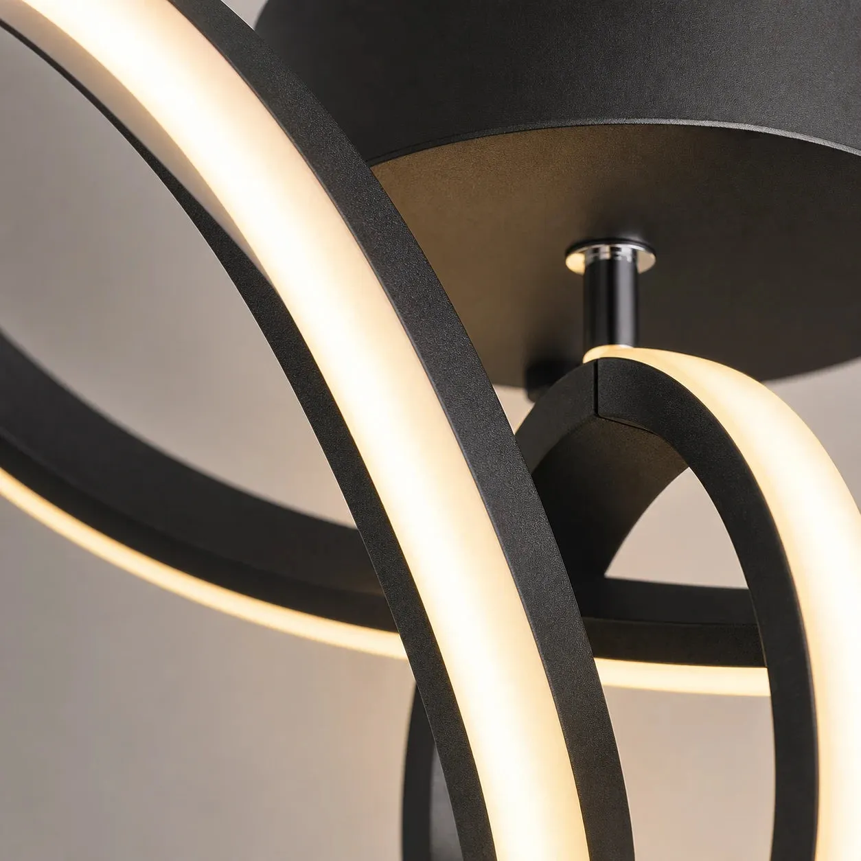 Alessandro Design VERTEX Pulse candelabru LED negru 13W ondulat
