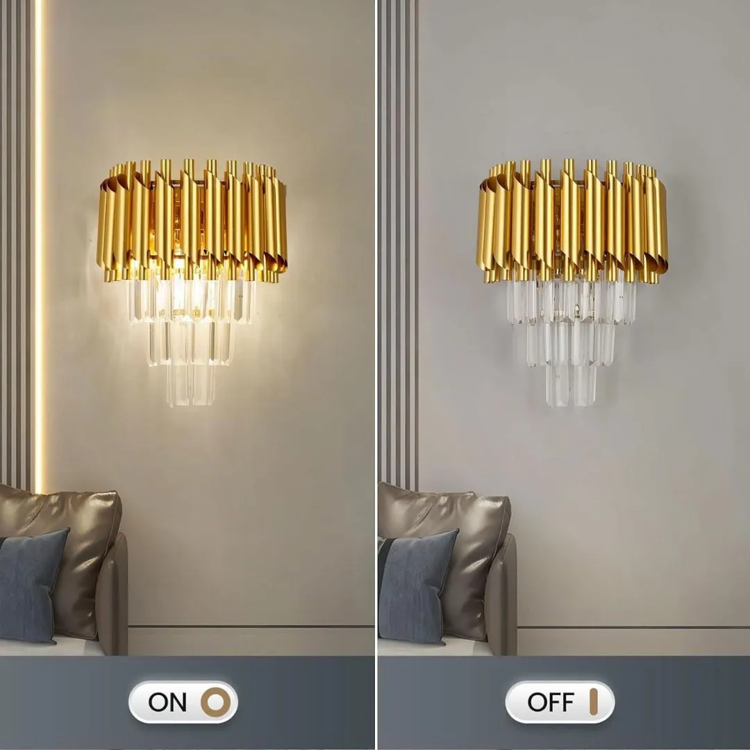 Alessandro Design Versailles Piccolo aplica cristal aurie 2xE14