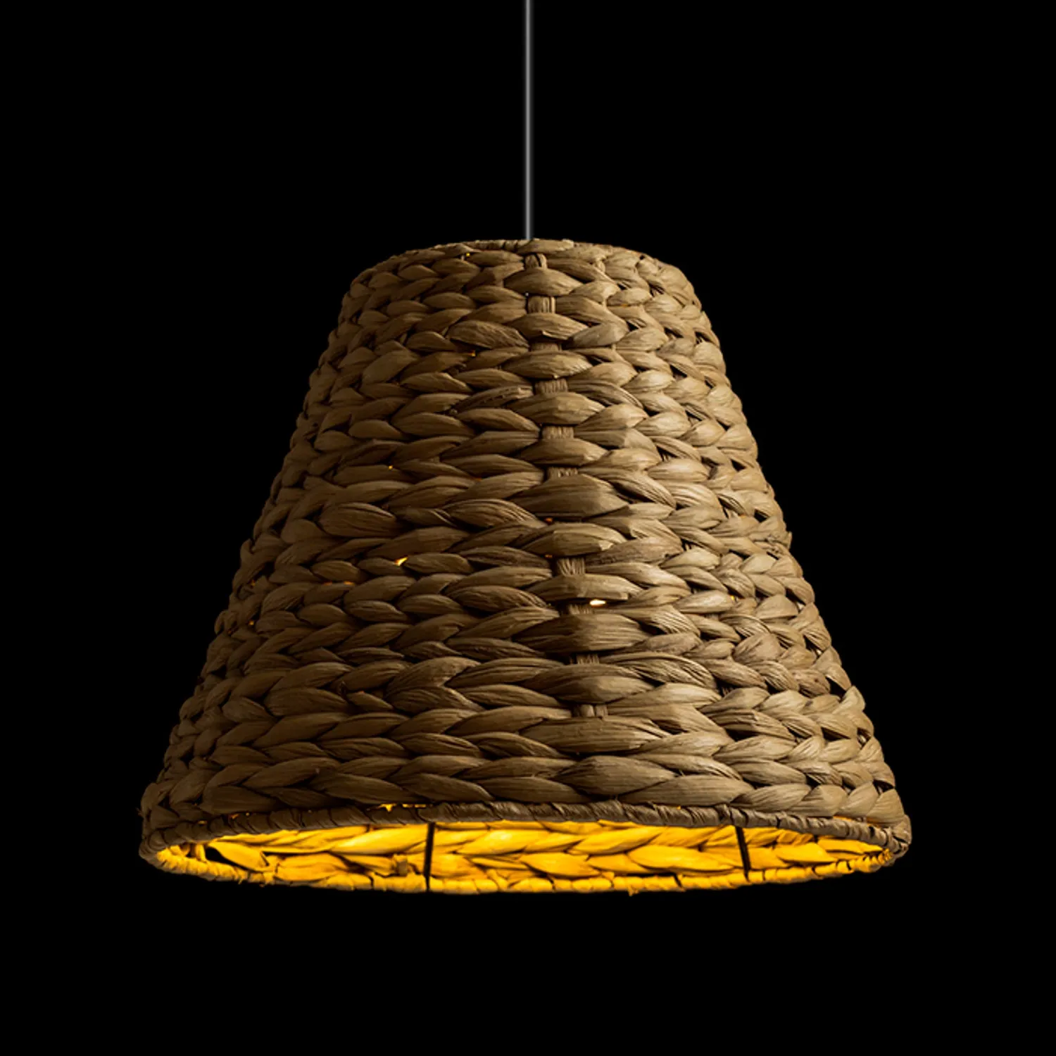 rendl light studio Jamaica 34 abajur conic împletit natural