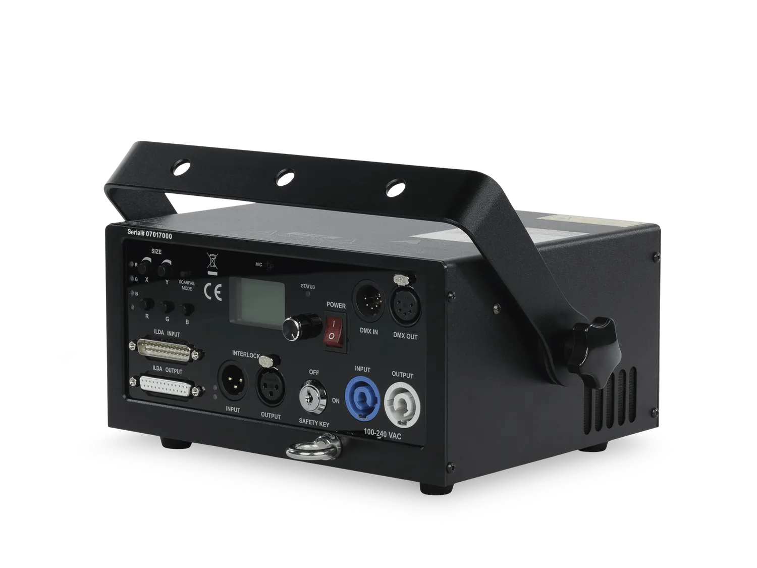 Kvant Unity Raw 1.7 DMX+ILDA proiector laser 1,7W