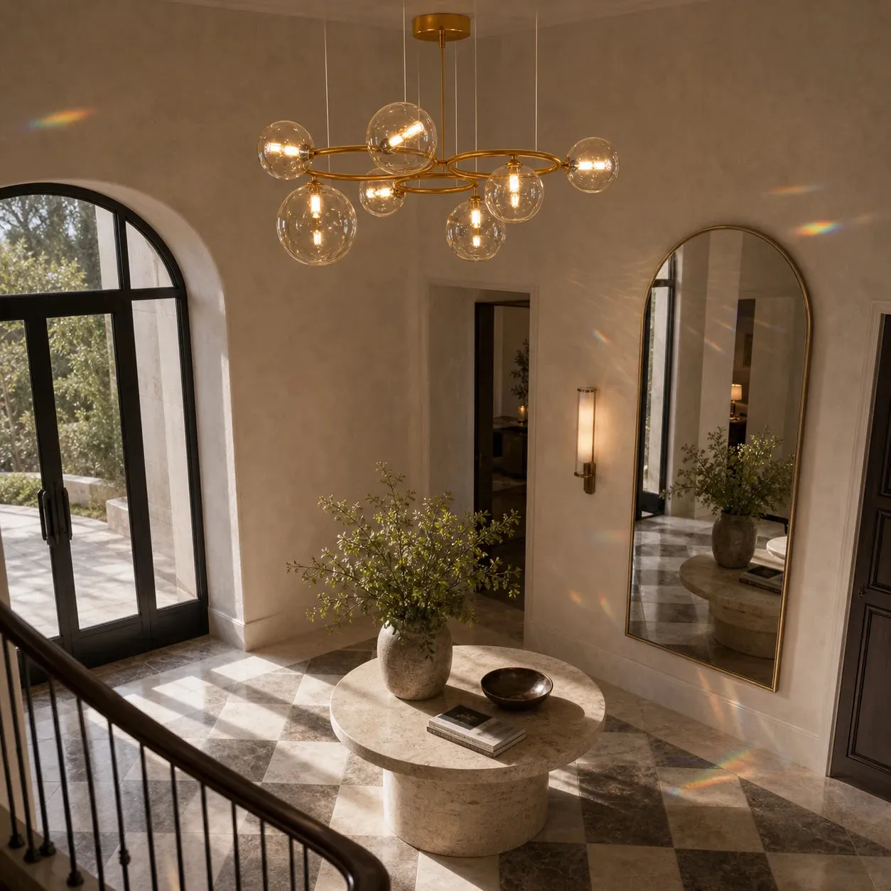 Alessandro Design Venere Luce lustra aurie 7xG9