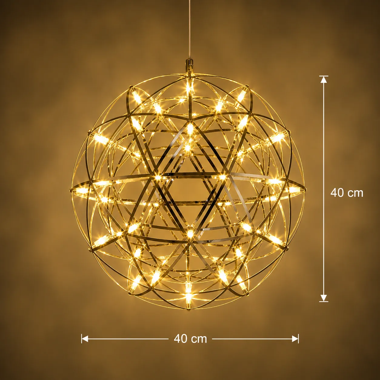 Alessandro Design Weld Nobile 18W candelabru LED crom