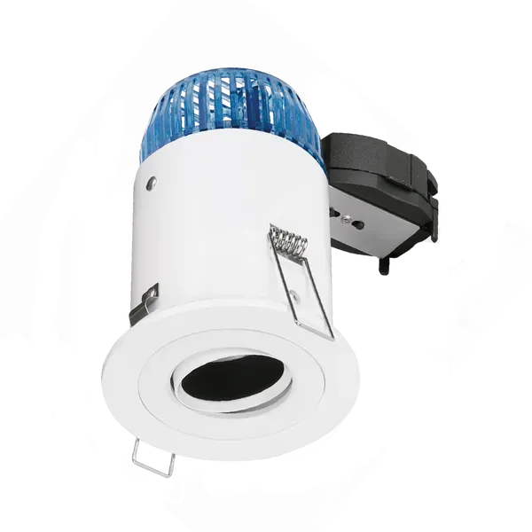 Aurora EFD spot antifoc GU10 alb fix cu deflector