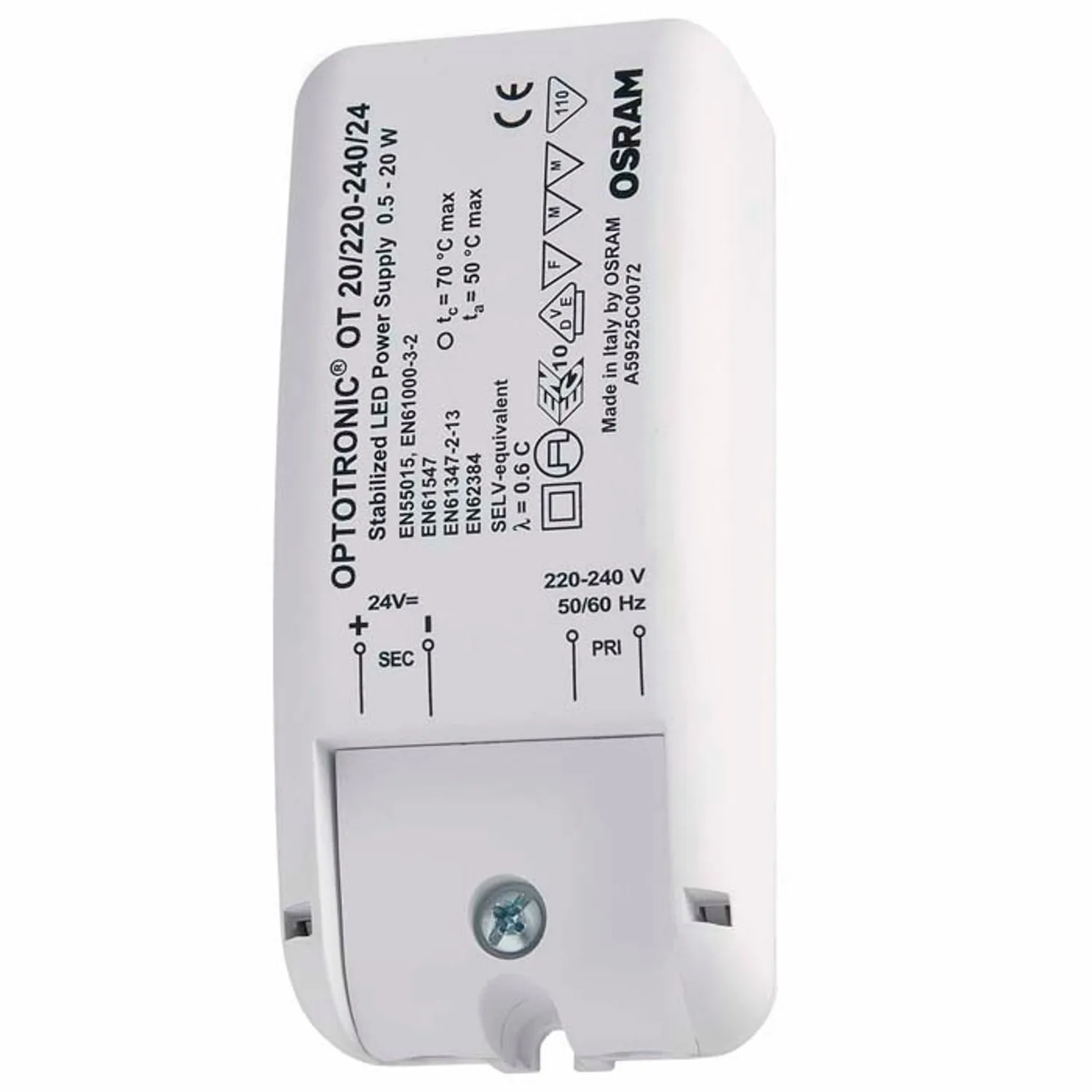 Rendl Transformator 24V 20W driver LED banda