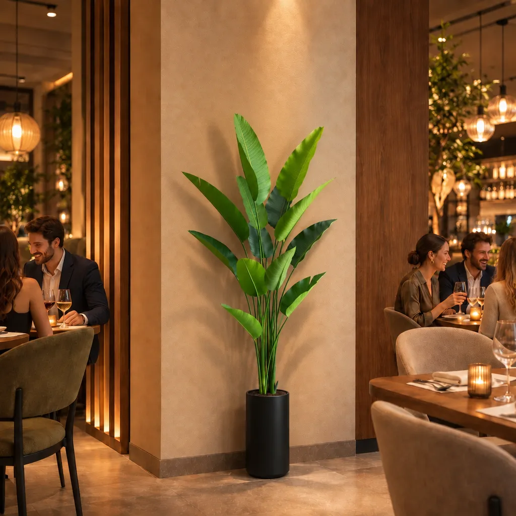 Alessandro Design Strelitzia Nicolai 180 cm plantă artificială 13 frunze