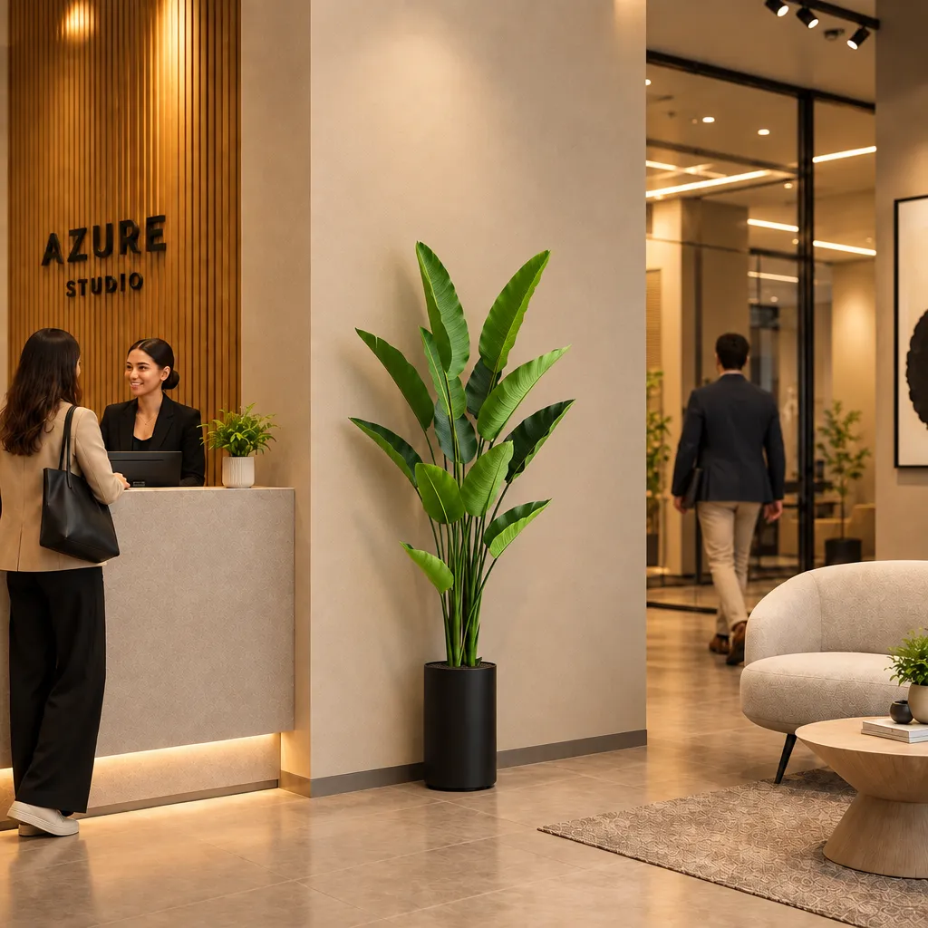 Alessandro Design Strelitzia Nicolai 180 cm plantă artificială 13 frunze