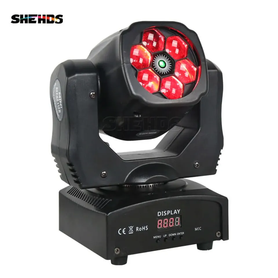 Shehds JMS Webb 6x15W Laser moving head RGBW interior