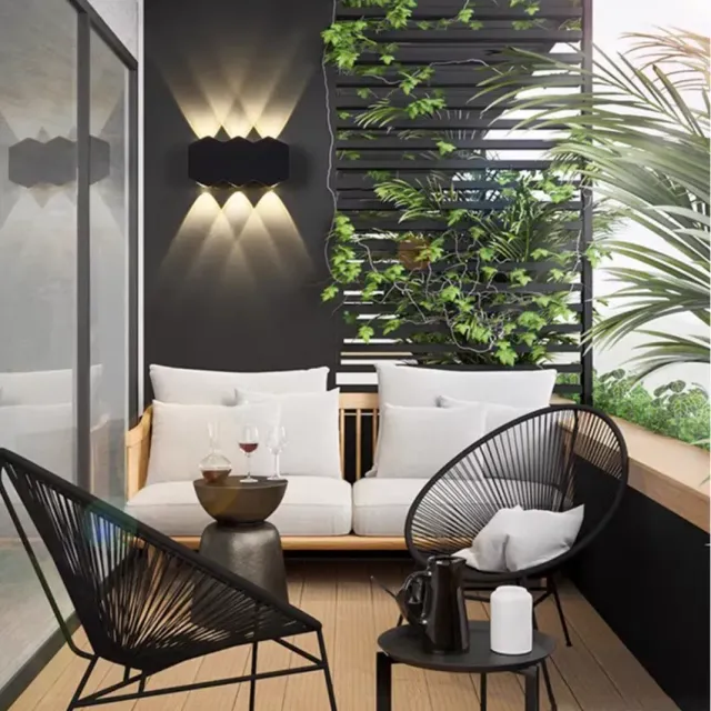 Aplica exterior Alessandro Design AX231 12W neagra 6 surse