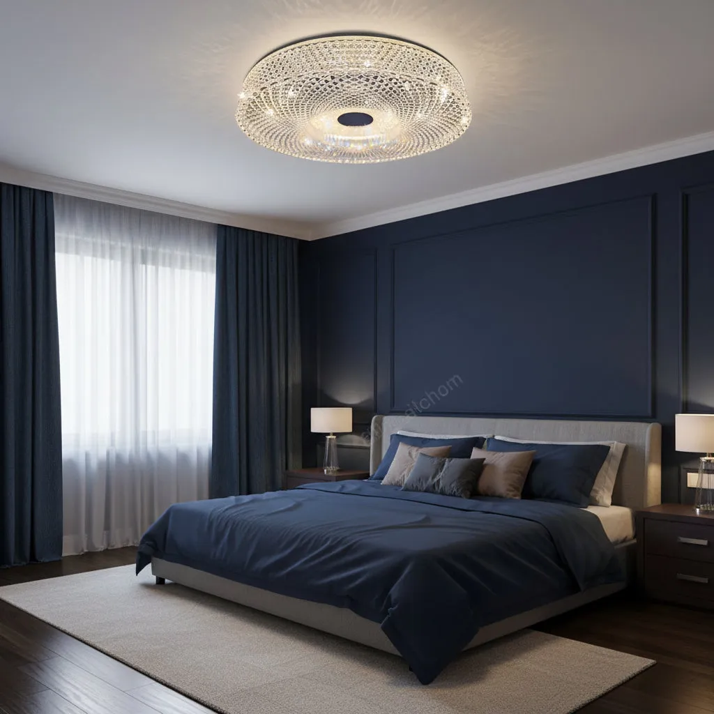 Alessandro Design RADIAN Eleganza lustra LED alba 48,5 cm 38,9W