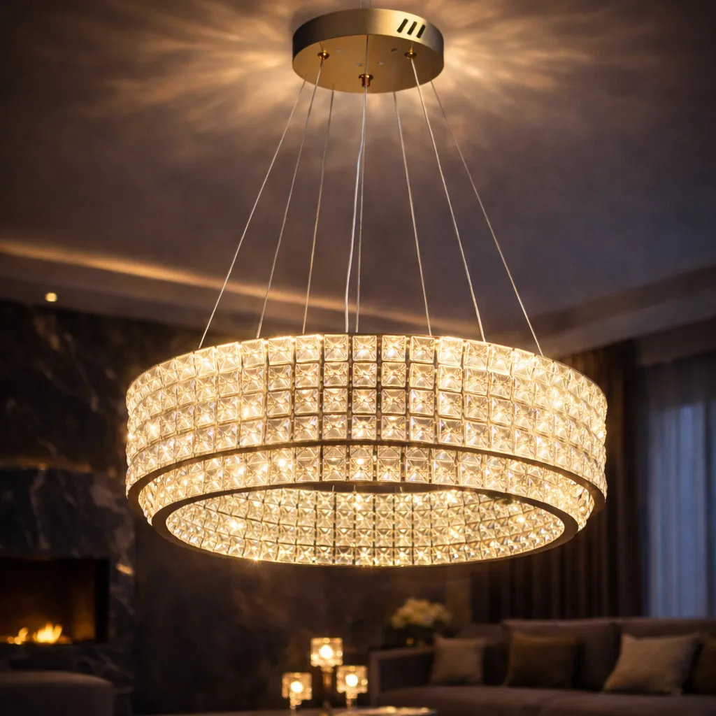 Alessandro Design LLC160/500GD lustra LED aurie 54W dimabila