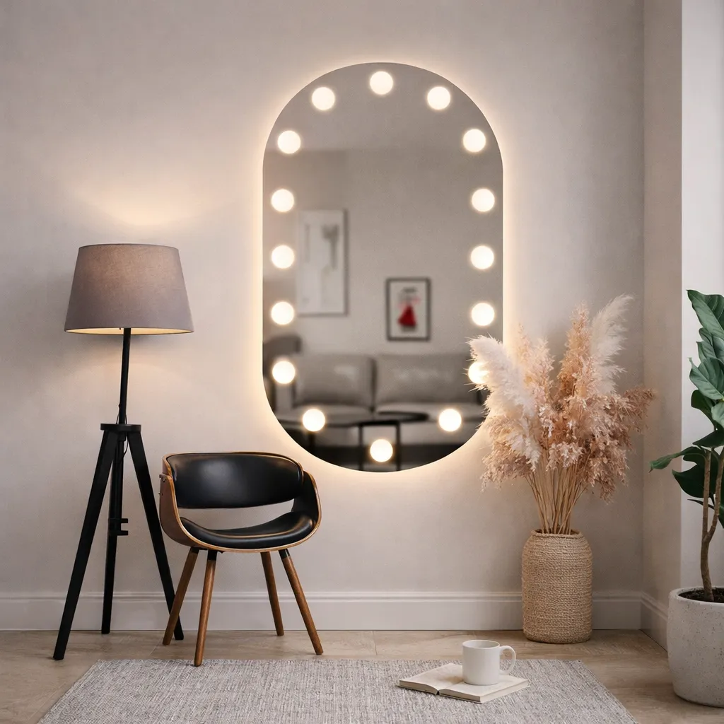 Alessandro Design Infinitium oglinda LED 60x80cm touch 4000K