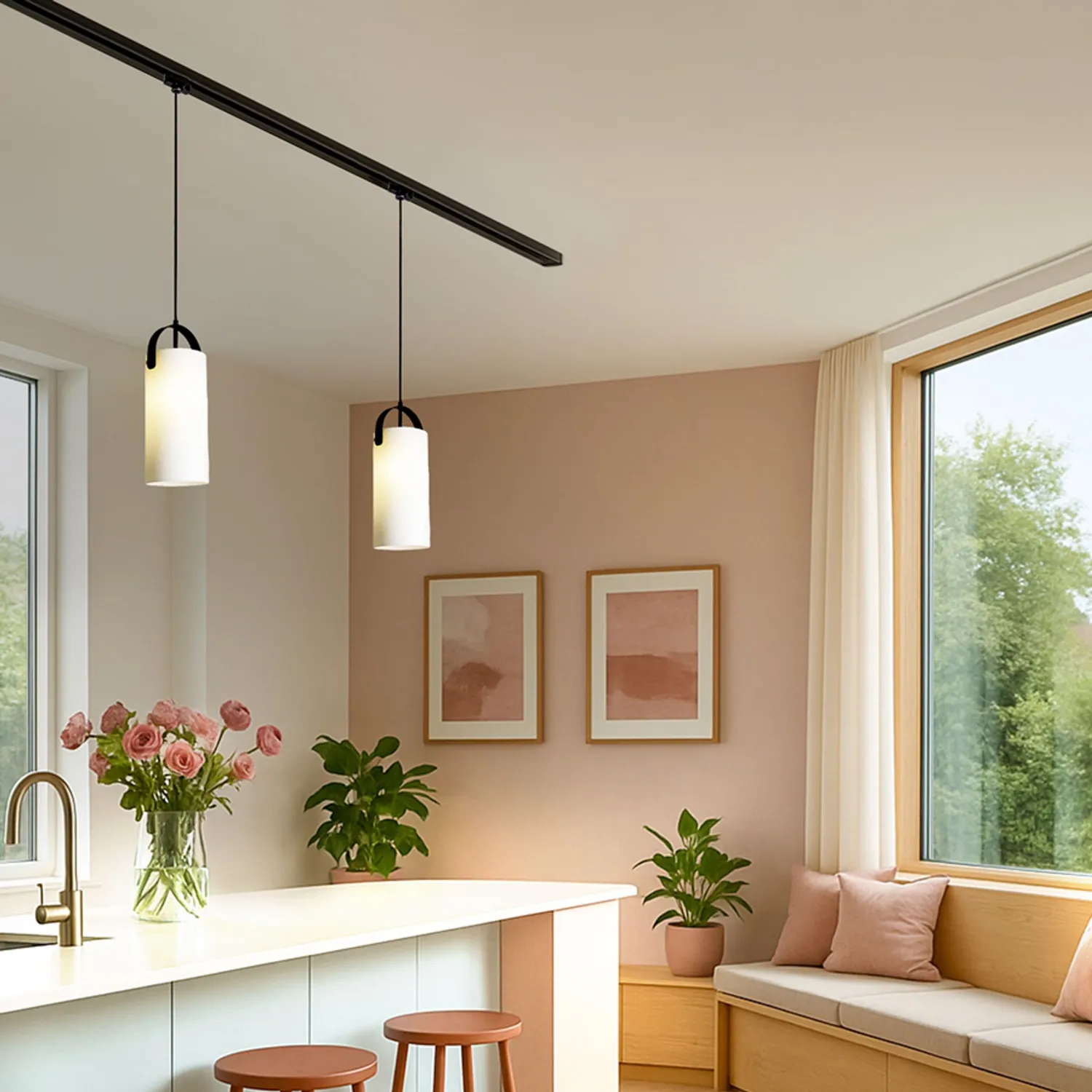 Rendl Light Studio Julietta 31 pendul sina negru opal