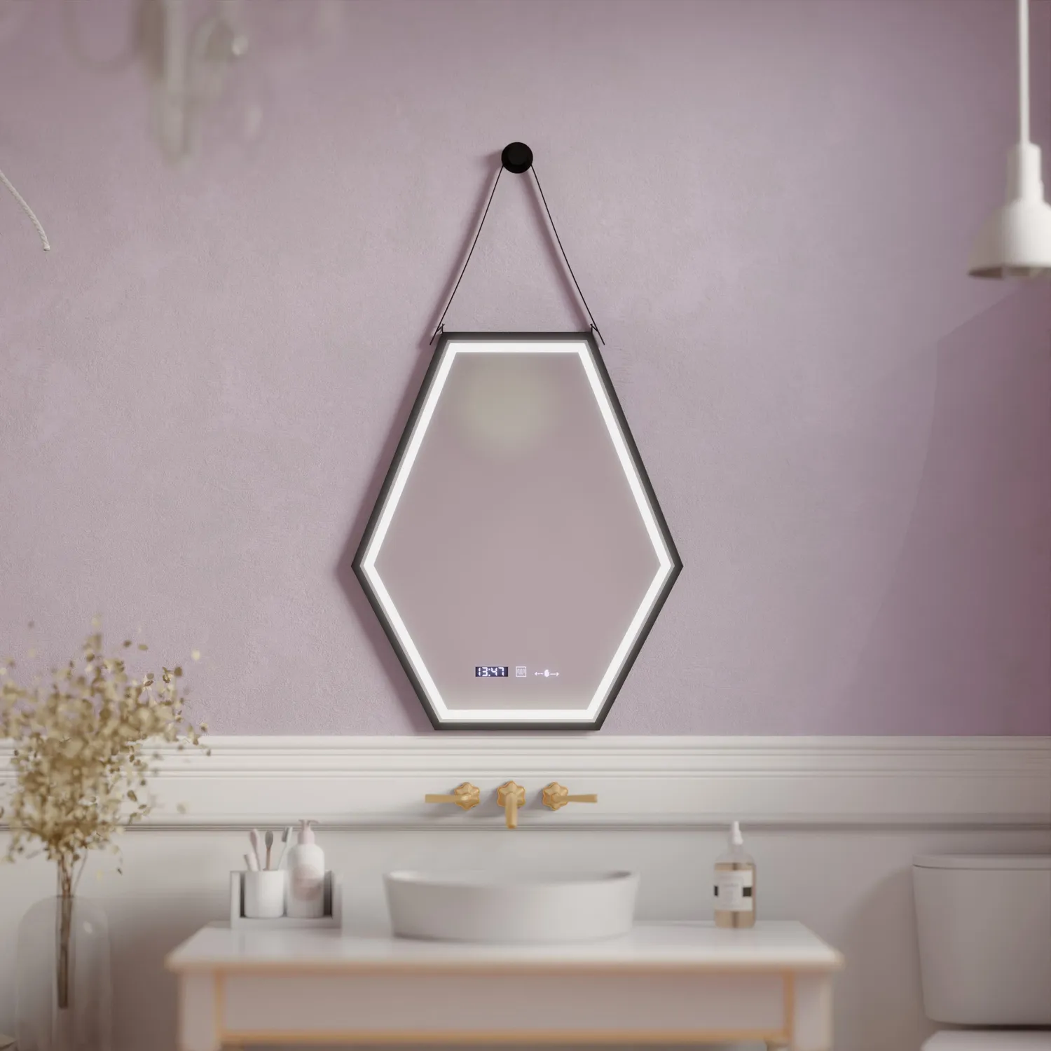 Alessandro Design Marcello oglinda LED 55x70 dezaburire