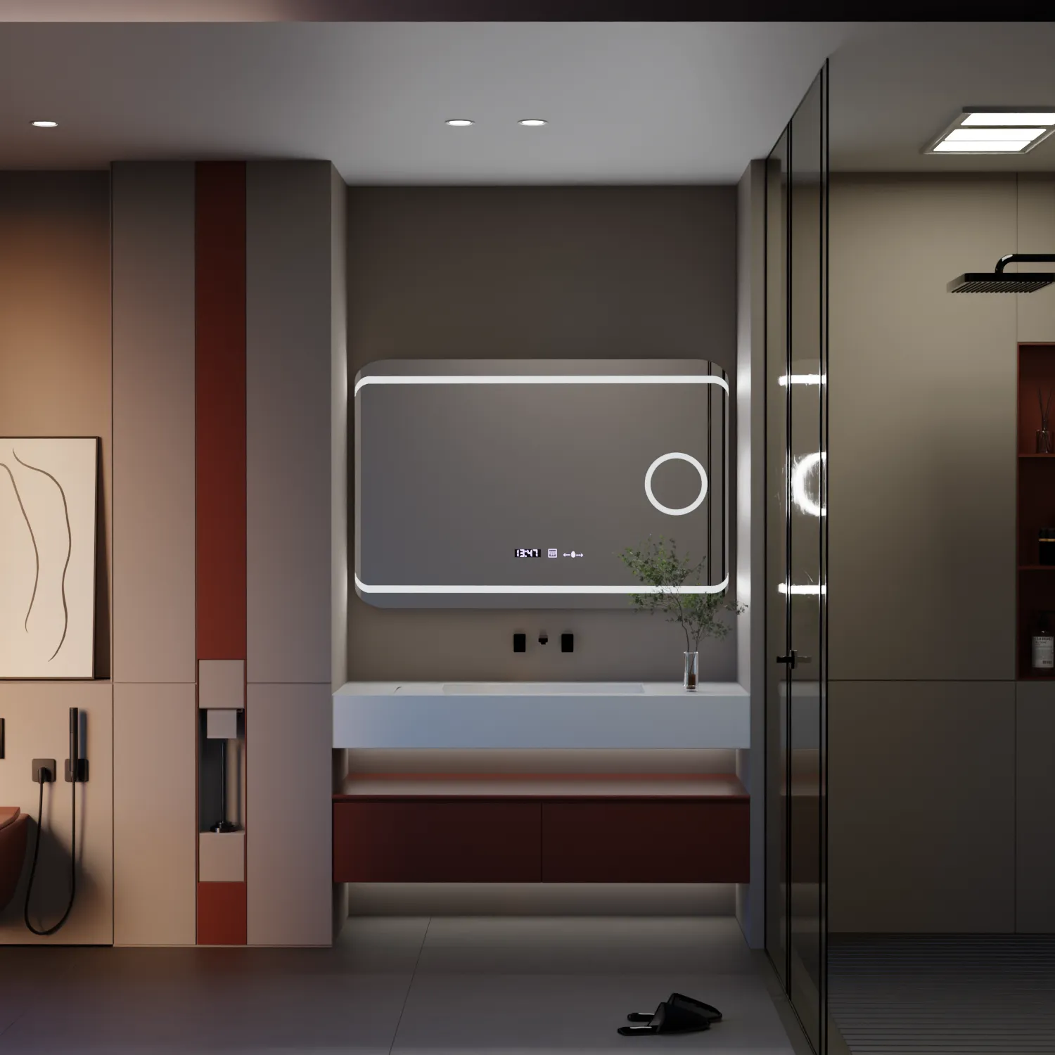 Alessandro Design Marcello oglinda LED 120x80 dezaburire
