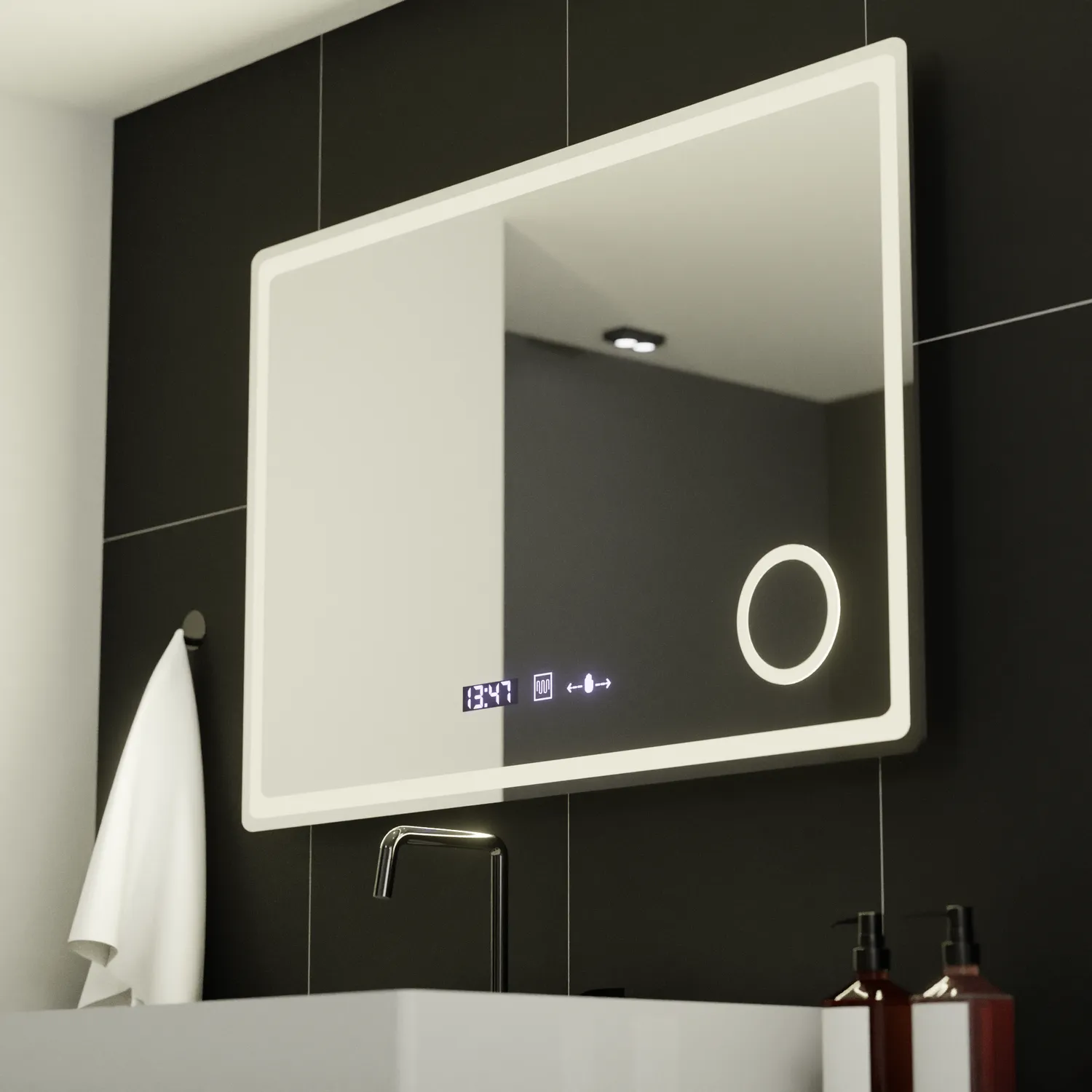 Alessandro Design Velor Marcello oglinda LED 90x60 dezaburire