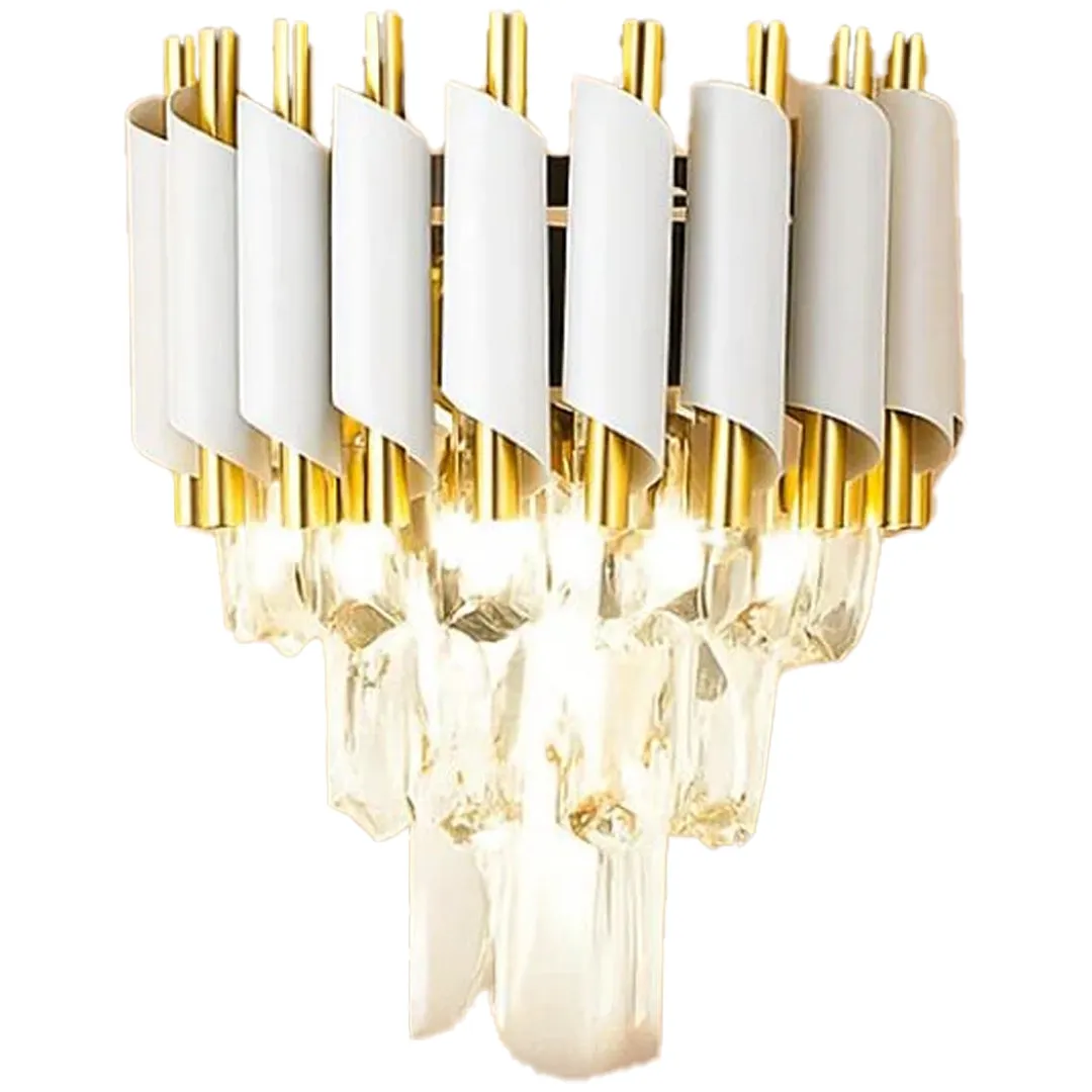 Alessandro Design VERSAILLES Piccolo aplica cristal 2xE14 alba