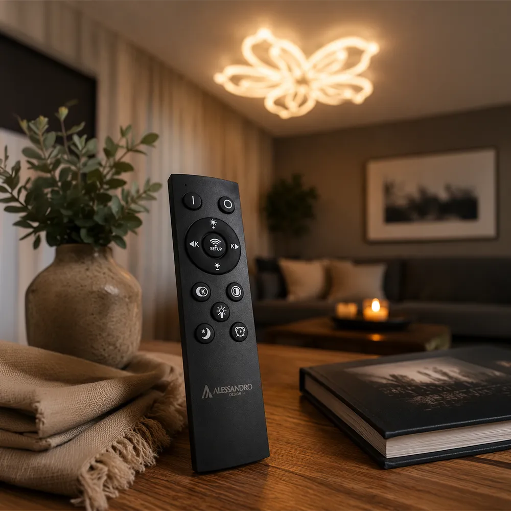 Alessandro Design LILY lustra LED alba 86W dimabila