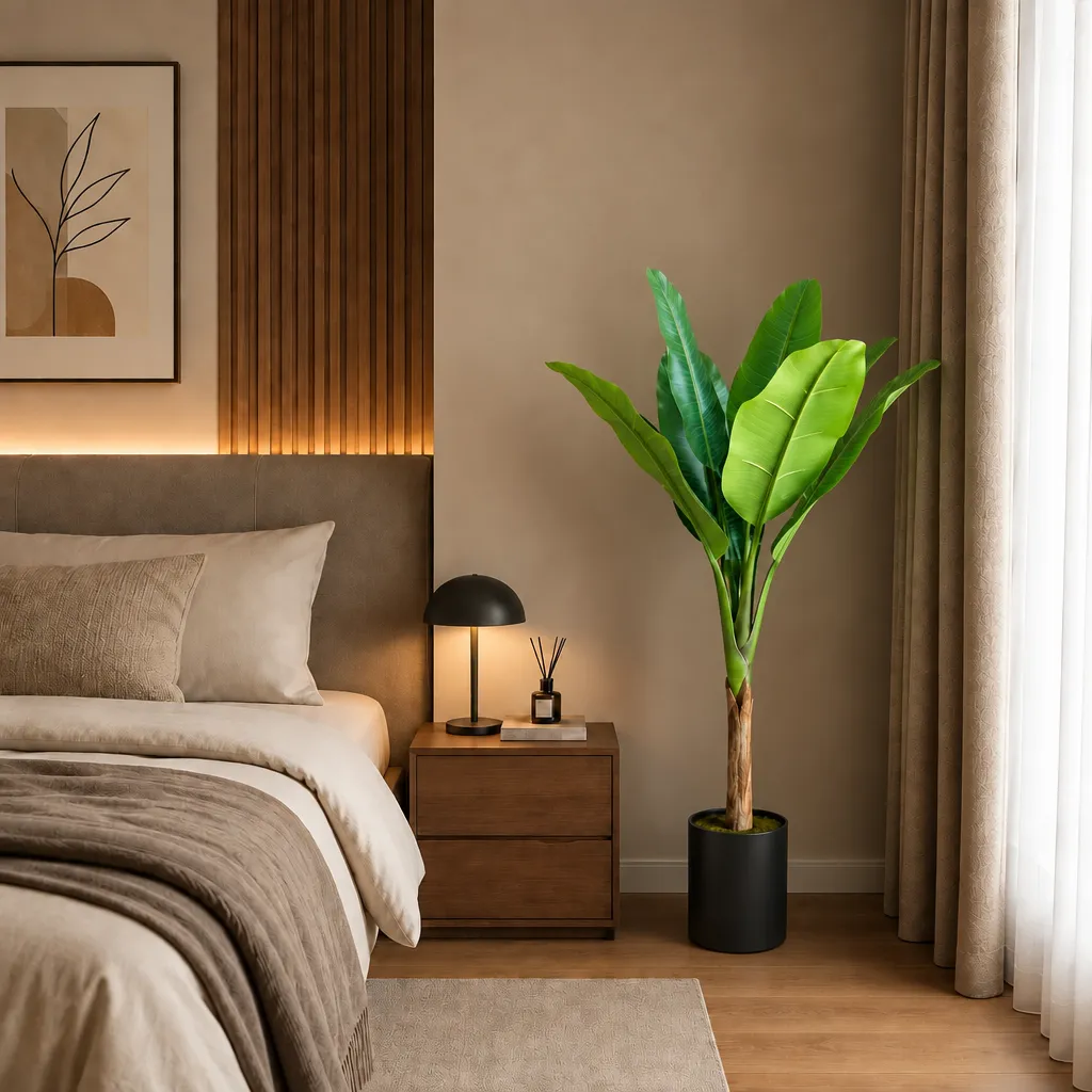 Alessandro Design bananier planta artificiala 130 cm verde