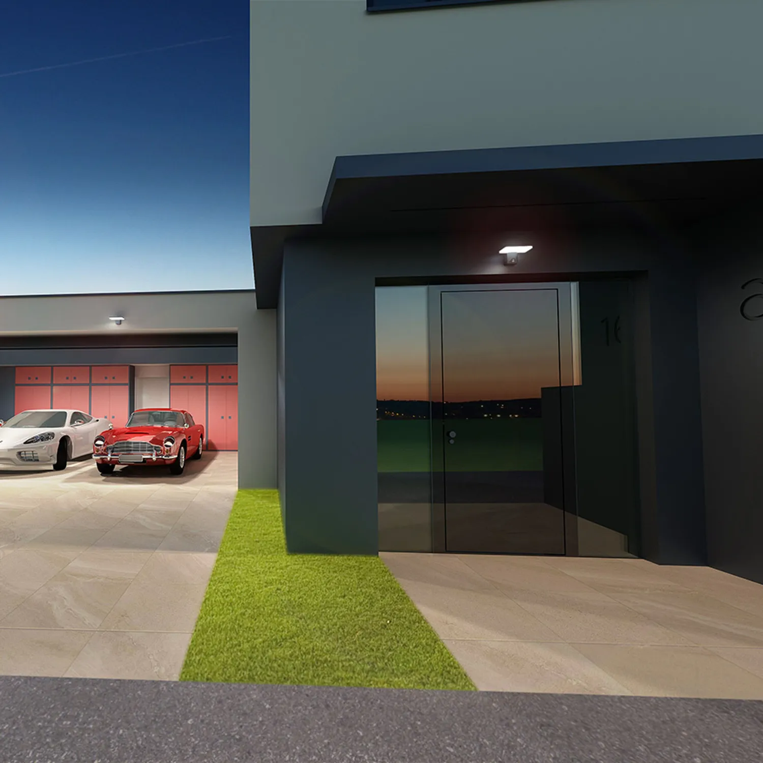 Rendl Light Studio Rina PIR aplica exterior antracit