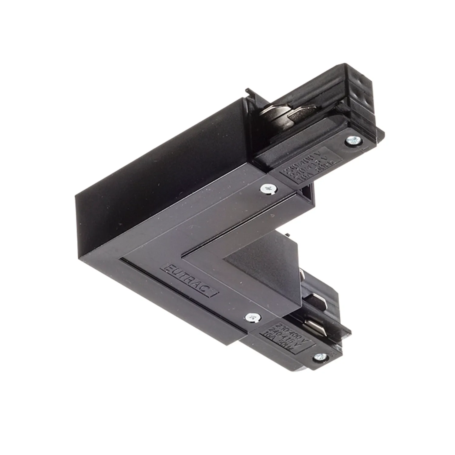 Rendl Eutrac conector L sina trifazata negru 16A