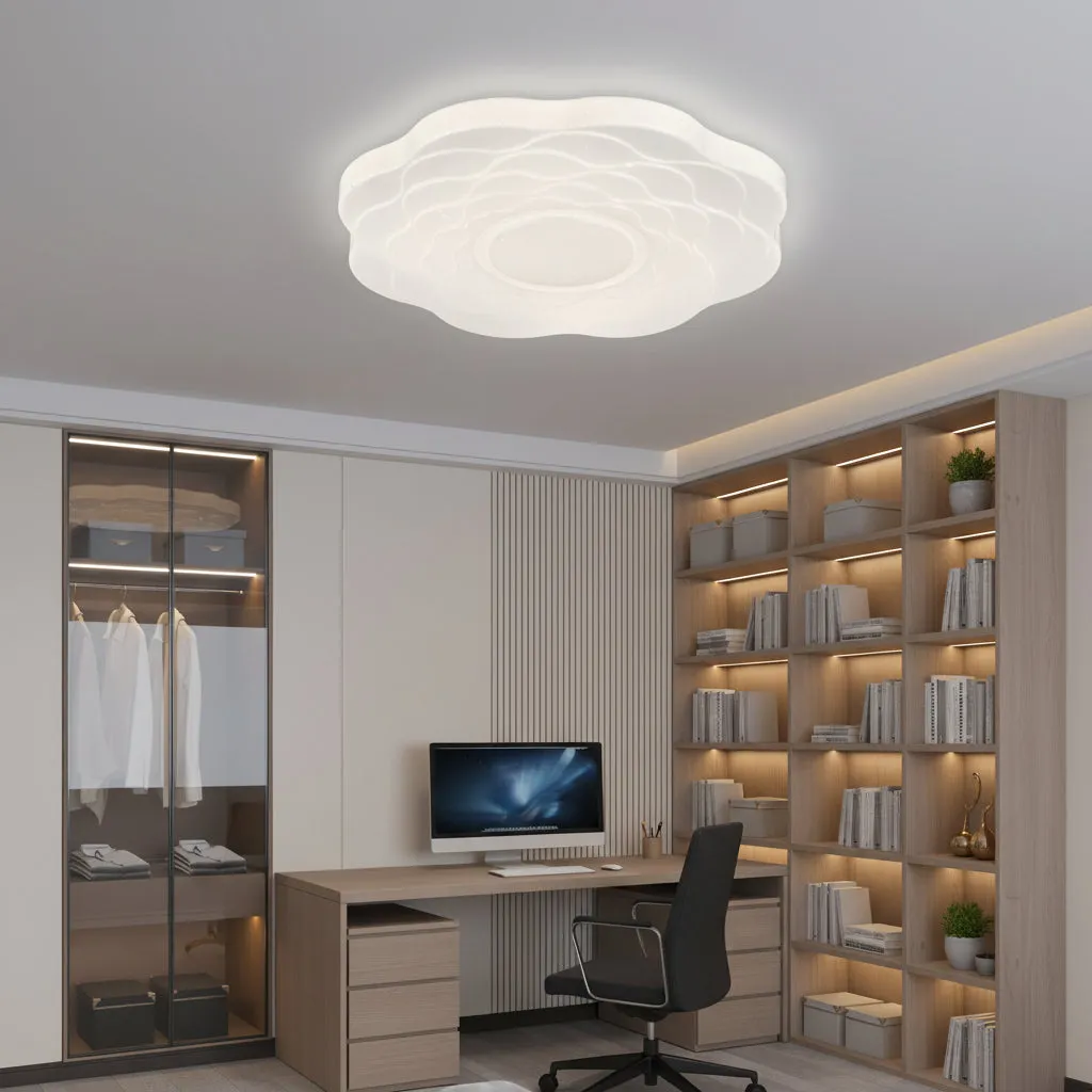 Alessandro Design Flower plafoniera LED 35cm 32W alba