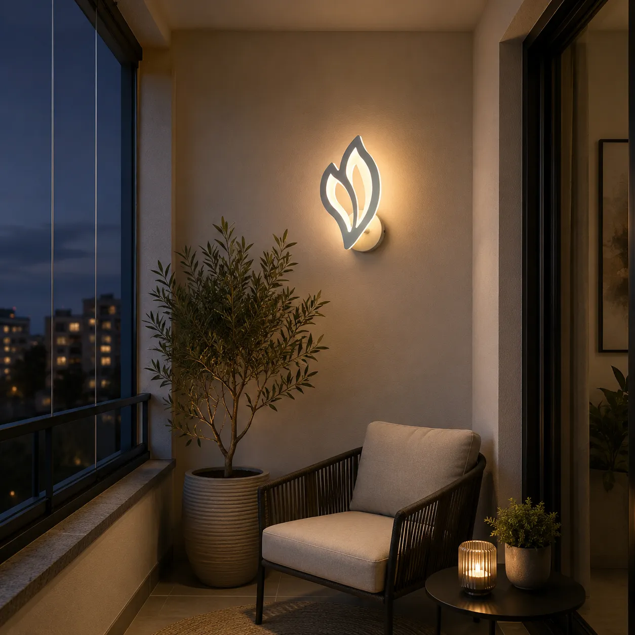 Alessandro Design Lily aplica LED alba petala 14W