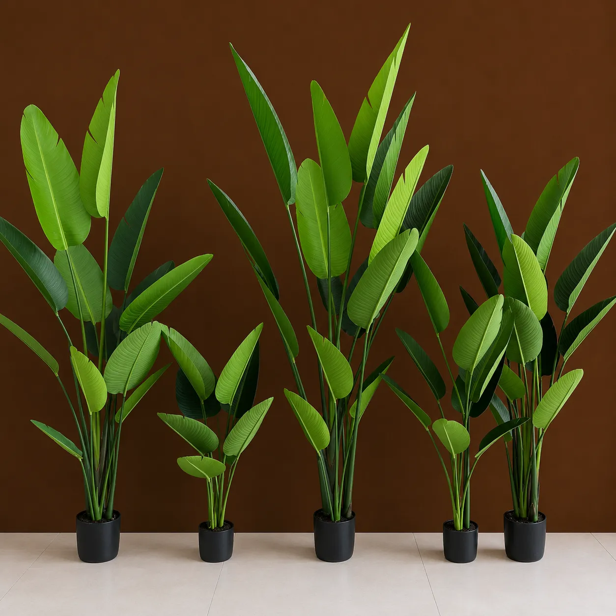 Alessandro Design Strelitzia Nicolai 150 cm plantă artificială verde 10 frunze