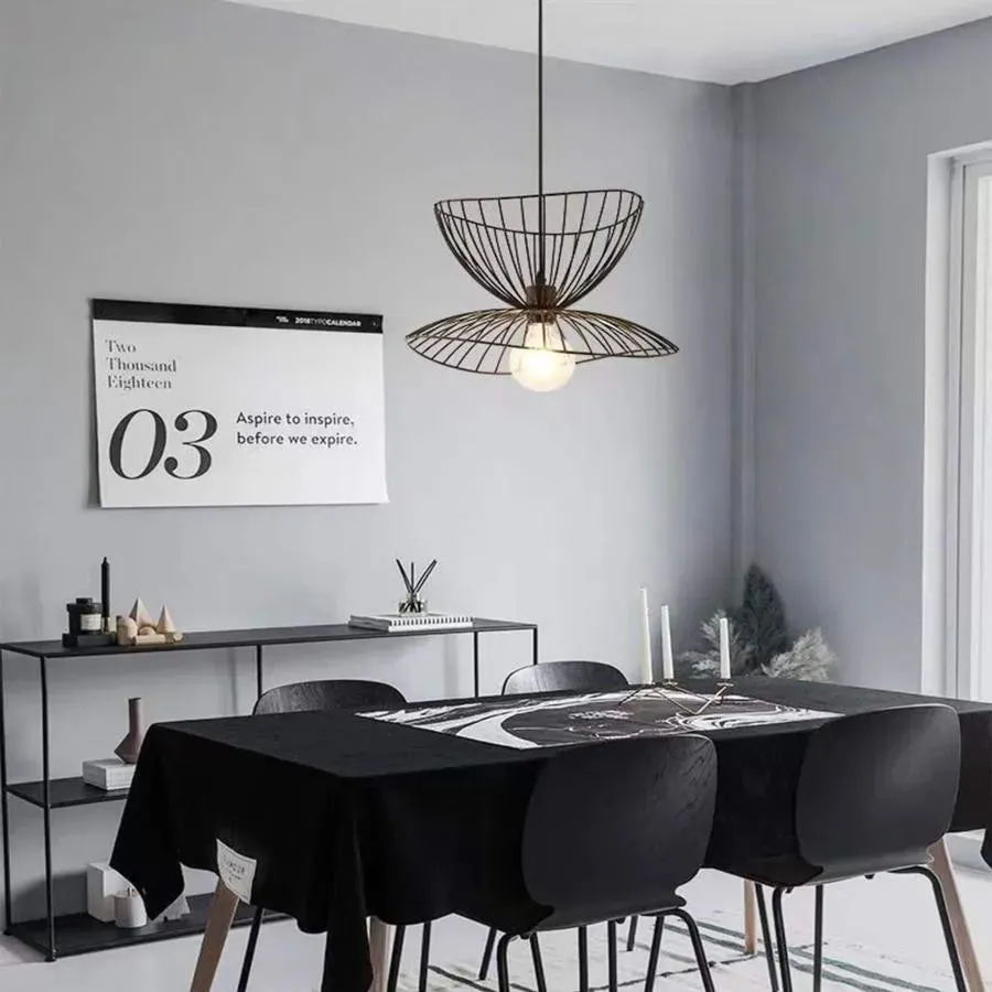 Alessandro Design Egemen pendul negru 1xE27