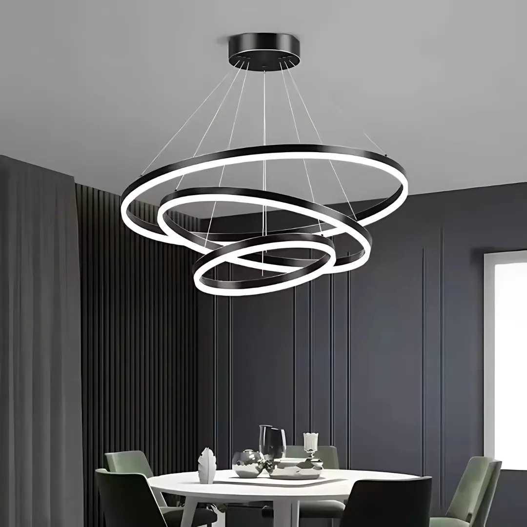 Alessandro Design PAGANO lustra LED 95W neagra 49cm