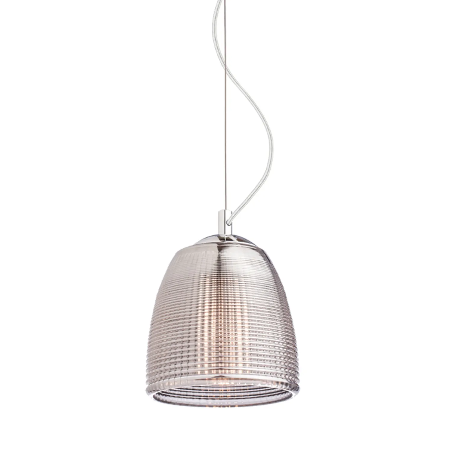Rendl Light Studio Azria pendul sticlă fumurie crom