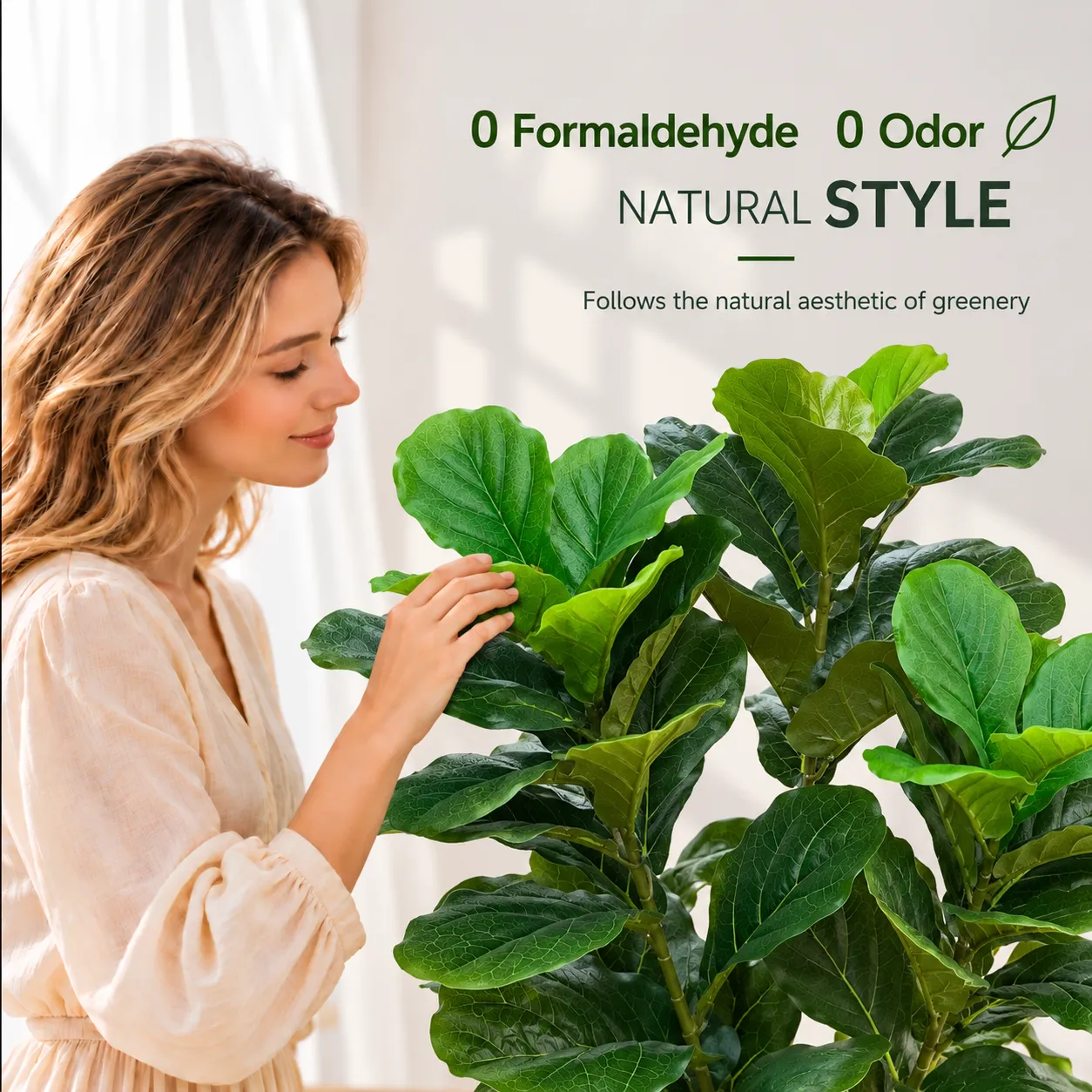 Alessandro Design ficus artificial verde 160cm cu ghiveci